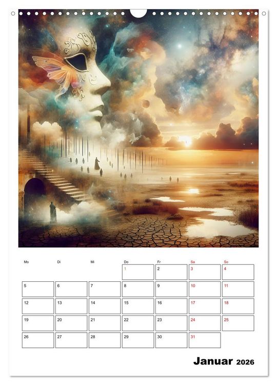 Produktbild: Treppen der Illusionen (Wandkalender 2026 DIN A3 hoch), CALVENDO Monatskalender
