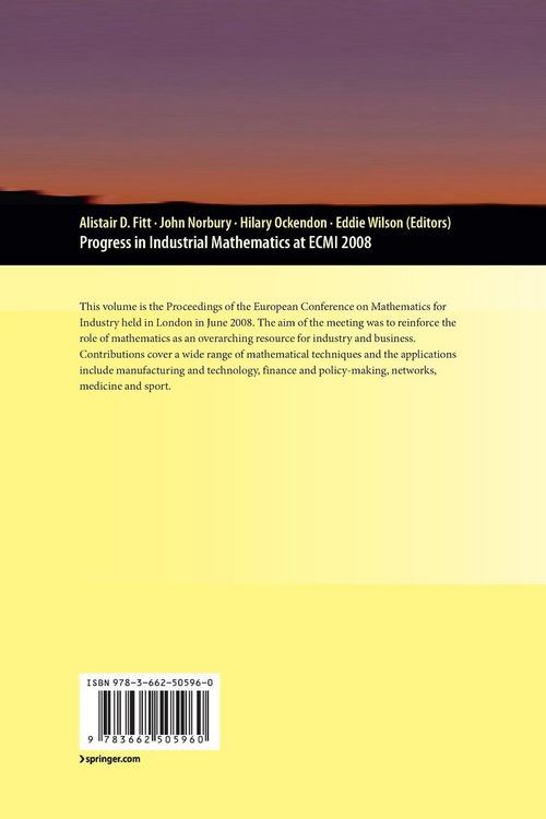 Produktbild: Progress in Industrial Mathematics at ECMI 2008