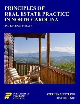 Produktbild: Principles of Real Estate Practice in North Carolina