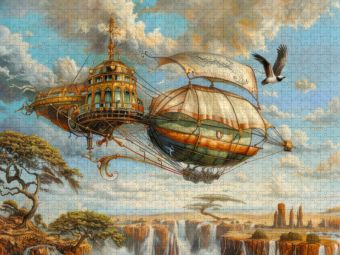 Produktbild: CALVENDO Puzzle Steampunk-Luftschiffe | 2000 Teile Lege-Gr&ouml;&szlig;e 90x67cm Foto-Puzzle f&uuml;r gl&uuml;ckliche Stunden