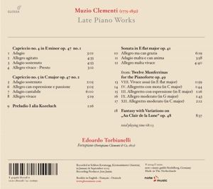 Produktbild: Clementi -Late Piano Works