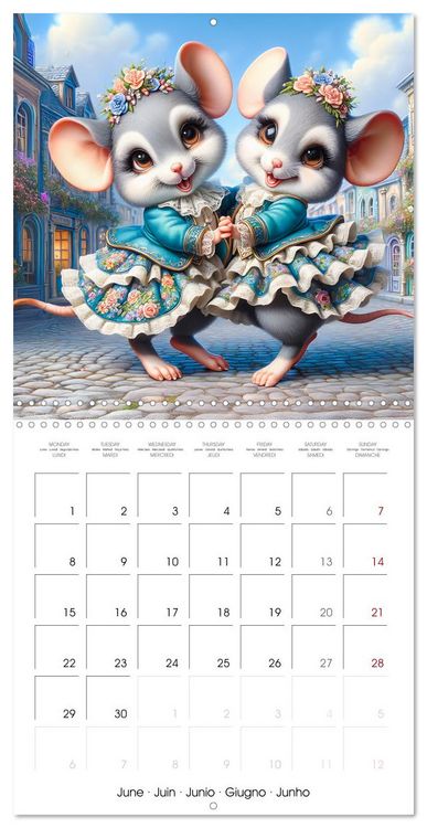 Produktbild: Mice dreams (Wall Calendar 2026 12 &times; 12 Inch) CALVENDO 12 Month Wall Calendar