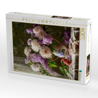 Produktbild: CALVENDO Puzzle Biedermeierblumen zeigen sich still, warm und voller Seele | 1000 Teile Lege-Gr&ouml;&szlig;e 64x48cm Foto-Puzzle f&uuml;r gl&uuml;ckliche Stunden