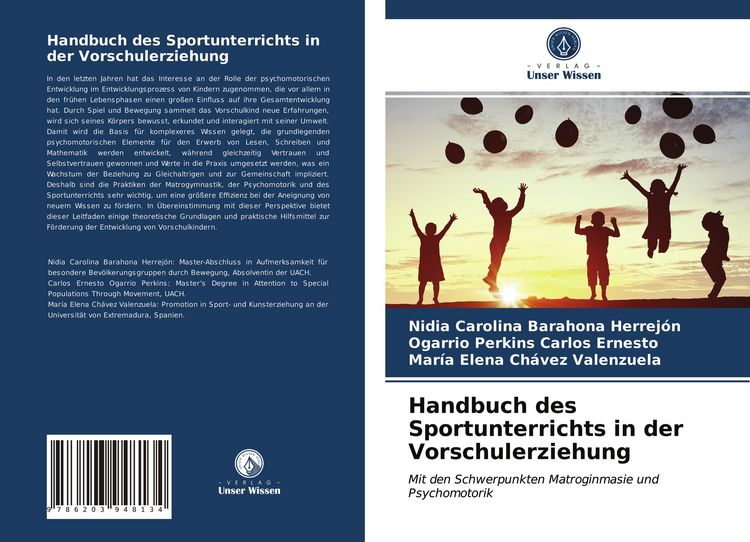 Produktbild: Handbuch des Sportunterrichts in der Vorschulerziehung