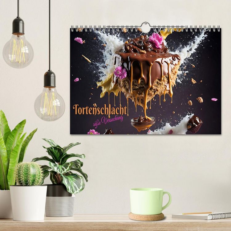 Produktbild: Tortenschlacht - s&uuml;&szlig;e Versuchung (Wandkalender 2026 DIN A4 quer), CALVENDO Monatskalender