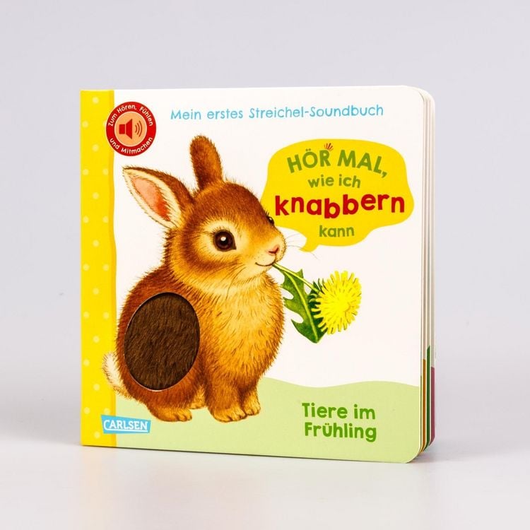 Produktbild: H&ouml;r mal, wie ich knabbern kann (Mein erstes Streichel-Soundbuch 5)