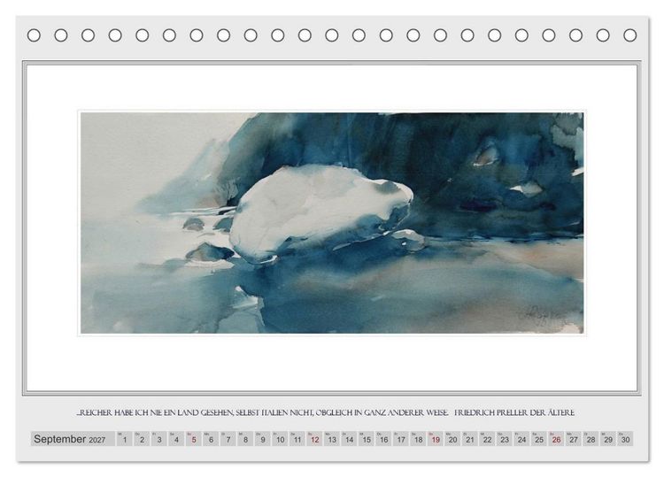 Produktbild: Zauber einer Insel (Tischkalender 2027 DIN A5 quer), CALVENDO Monatskalender