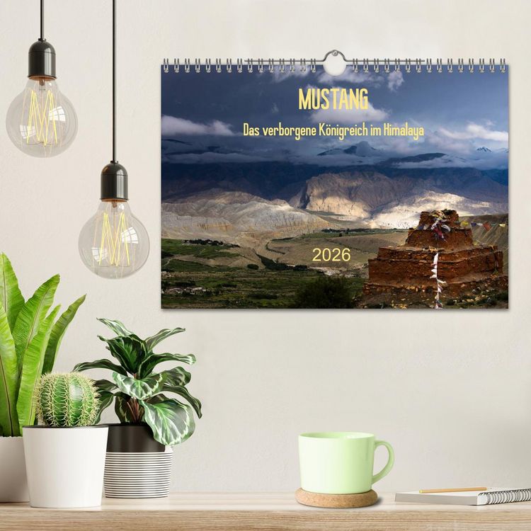 Produktbild: MUSTANG - das verborgene K&ouml;nigreich im Himalaya (Wandkalender 2026 DIN A4 quer), CALVENDO Monatskalender