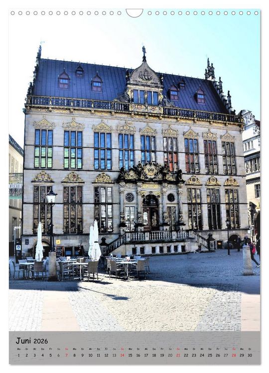 Produktbild: Freie Hansestadt BREMEN (Wandkalender 2026 DIN A3 hoch), CALVENDO Monatskalender