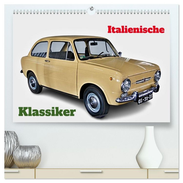 Produktbild: Italienische Klassiker (hochwertiger Premium Wandkalender 2026 DIN A2 quer), Kunstdruck in Hochglanz