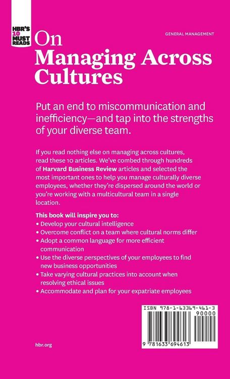 Produktbild: HBR's 10 Must Reads on Managing Across Cultures (with featured article "Cultural Intelligence" by P. Christopher Earley and Elaine Mosakowski)