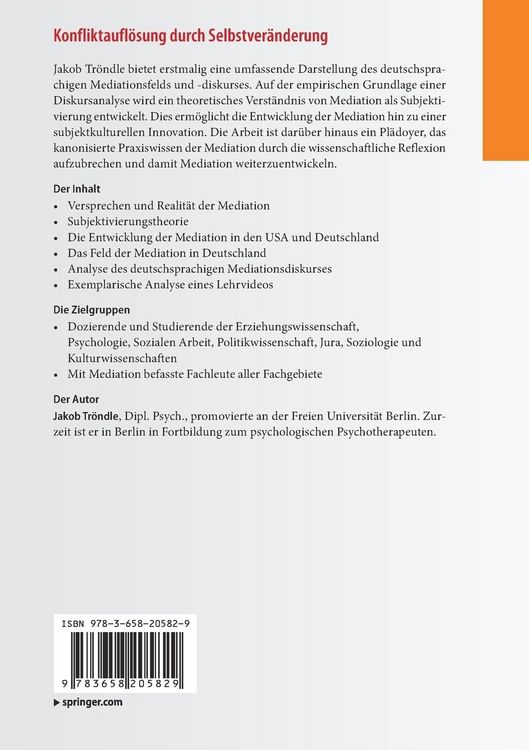 Produktbild: Konfliktaufl&ouml;sung durch Selbstver&auml;nderung