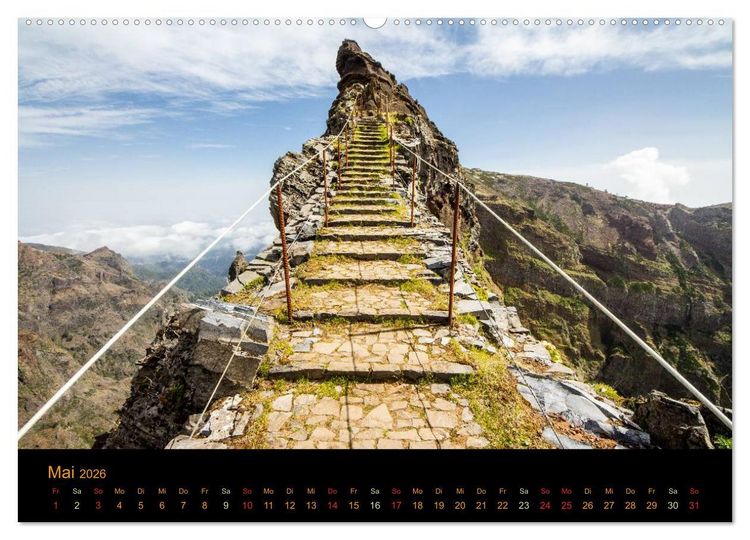 Produktbild: Madeira Impressionen (hochwertiger Premium Wandkalender 2026 DIN A2 quer), Kunstdruck in Hochglanz