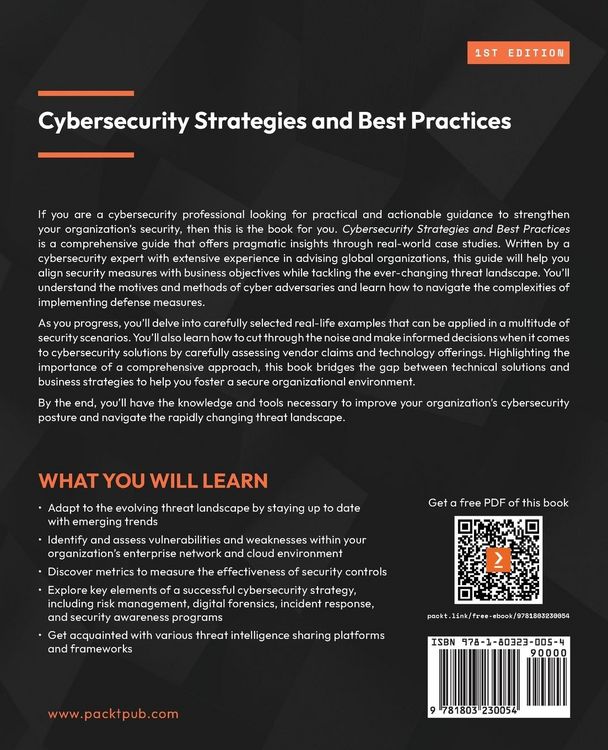 Produktbild: Cybersecurity Strategies and Best Practices