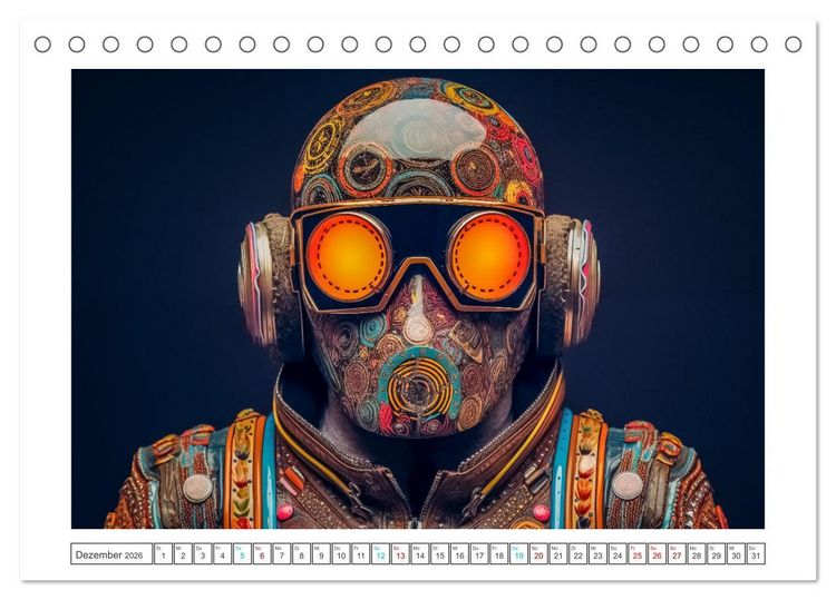 Produktbild: Astronauten Outfits (Tischkalender 2026 DIN A5 quer), CALVENDO Monatskalender