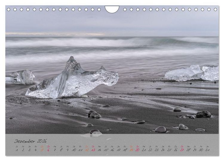 Produktbild: Naturwunder in Island (Wandkalender 2026 DIN A4 quer), CALVENDO Monatskalender