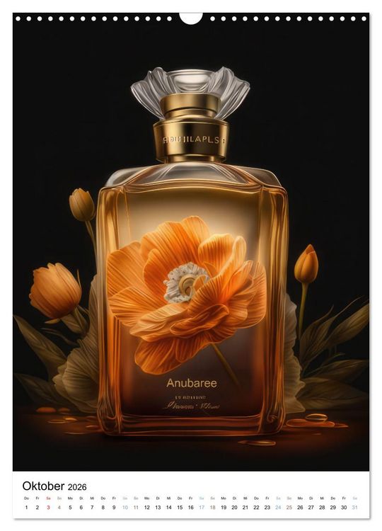 Produktbild: Parfum Eleganz im Glas (Wandkalender 2026 DIN A3 hoch), CALVENDO Monatskalender