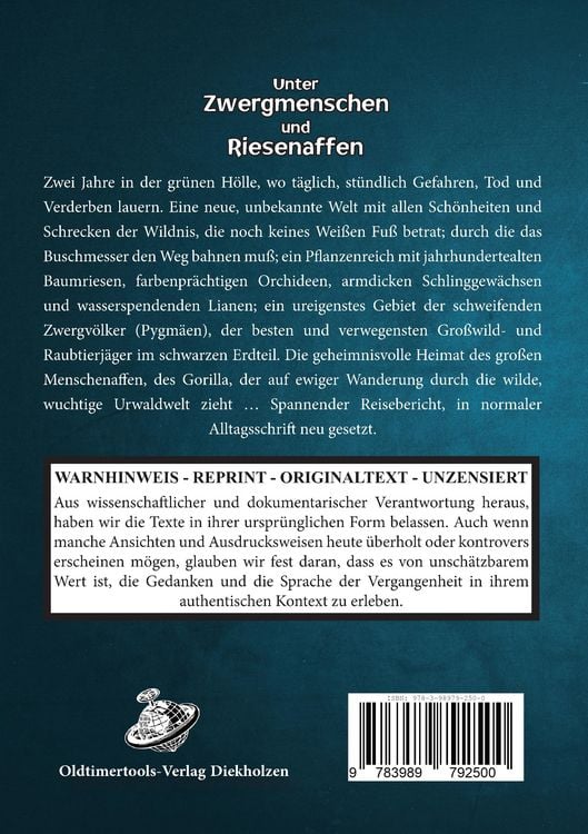 Produktbild: Unter Zwergmenschen und Riesenaffen