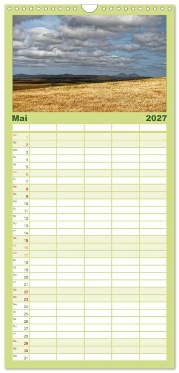 Produktbild: Familienplaner 2027 - Islay und das "Wasser des Lebens" mit 5 Spalten (Wandkalender, 21 x 45 cm) CALVENDO