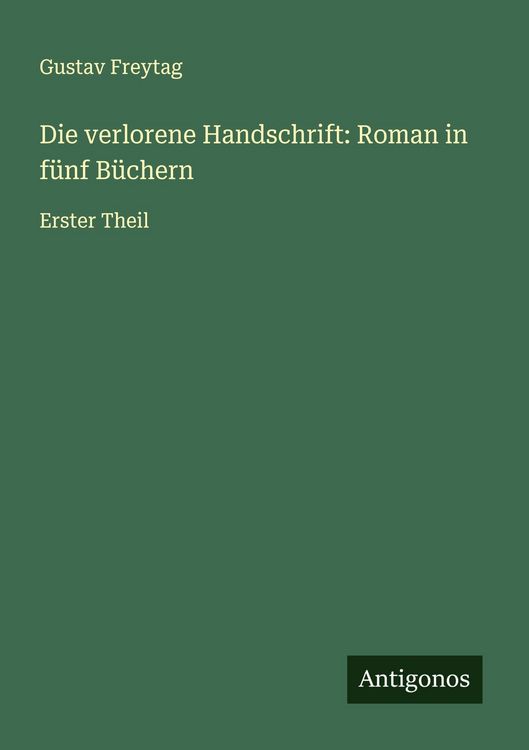 Produktbild: Die verlorene Handschrift: Roman in f&uuml;nf B&uuml;chern