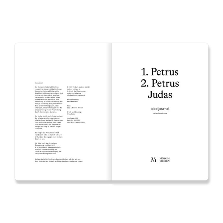 Produktbild: 1.&ndash;2. Petrus & Judas (Bibeljournal)