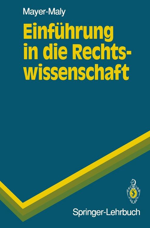 Produktbild: Einf&uuml;hrung in die Rechtswissenschaft