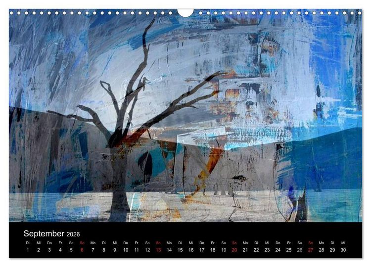 Produktbild: MEDIA-ART Der Kunstkalender (Wandkalender 2026 DIN A3 quer), CALVENDO Monatskalender