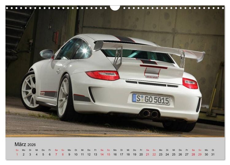 Produktbild: Porsche GT3RS 4,0 (Wandkalender 2026 DIN A3 quer), CALVENDO Monatskalender