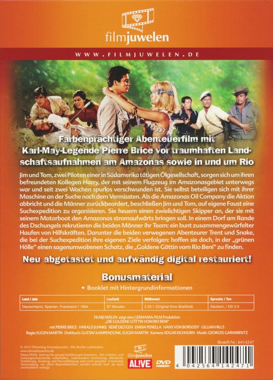 Produktbild: Die goldene G&ouml;ttin vom Rio Beni - Filmjuwelen