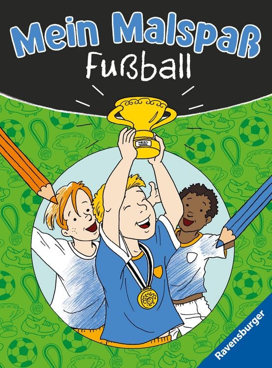 Produktbild: Malen f&uuml;r kleine Fu&szlig;ballfans ab 4 Jahren