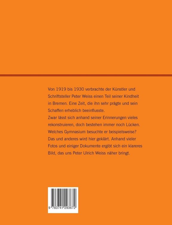 Produktbild: Peter Weiss - Bremer Verortungen