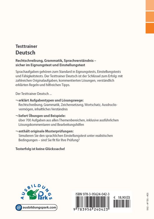 Produktbild: Der Einstellungstest / Eignungstest zur Ausbildung: Medizinischer Fachangestellter, Zahnmedizinischer Fachangestellter, Zahntechniker, Augenoptiker, Pharmazeutisch-kaufm&auml;nnischer Angestellter
