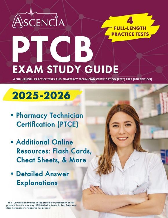Produktbild: PTCB Exam Study Guide 2025-2026
