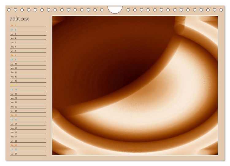 Produktbild: Art, ar&ocirc;me caf&eacute; (Calendrier mural 2026 DIN A4 vertical), CALVENDO calendrier mensuel