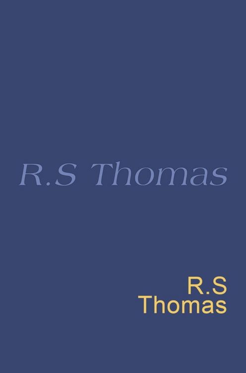 Produktbild: R. S. Thomas: Everyman Poetry