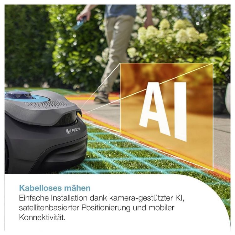 Produktbild: GARDENA 19941-20 M&auml;hroboter smart SILENO sense M&auml;hroboter Geeignet f&uuml;r Fl&auml;che max. 400 m&sup2;