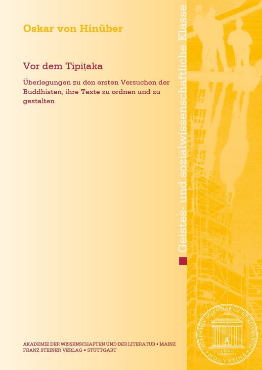 Produktbild: Vor dem Tipitaka