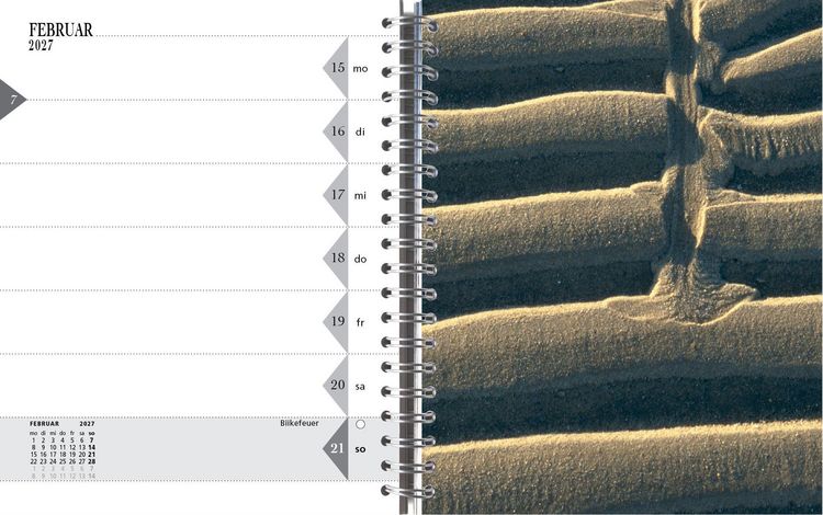 Produktbild: Sylt-die Insel 2027 Tischkalender