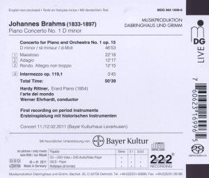 Produktbild: Klavierkonz.1,op.15 (auf hist.Instrumenten)
