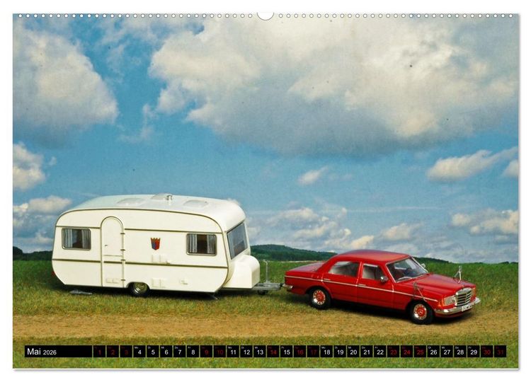 Produktbild: Miniaturwelten des Campings (Wandkalender 2026 DIN A2 quer), CALVENDO Monatskalender