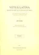 Produktbild: Vetus Latina. Die Reste der altlateinischen Bibel. Nach Petrus Sabatier / Tobit, Judith, Hester / Hester