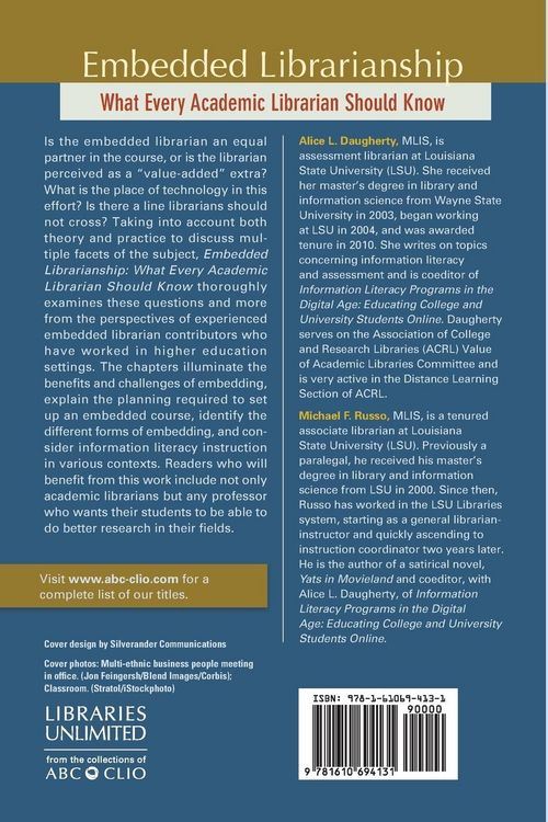 Produktbild: Embedded Librarianship