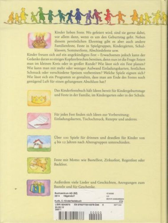 Produktbild: Das Kinderfestebuch