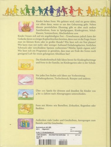 Produktbild: Das Kinderfestebuch
