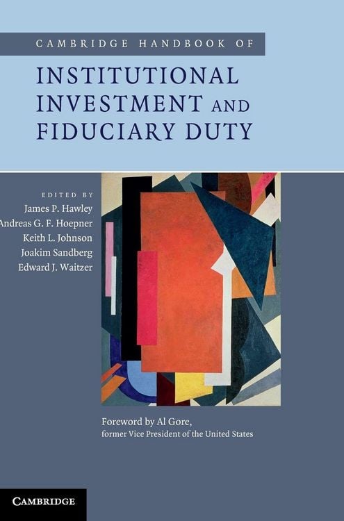 Produktbild: Cambridge Handbook of Institutional Investment and Fiduciary Duty