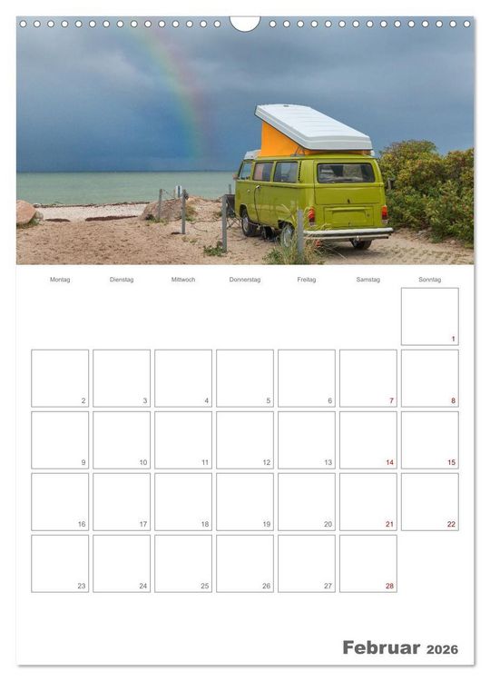 Produktbild: Vanlife Jahresplaner (Wandkalender 2026 DIN A3 hoch), CALVENDO Monatskalender