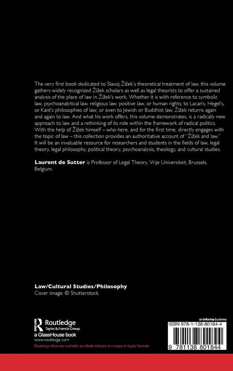 Produktbild: Zizek and Law