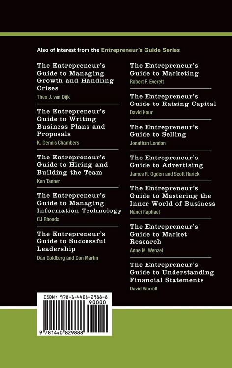Produktbild: The Entrepreneur's Guide to Running a Business