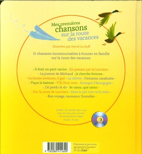 Produktbild: Mes premi&egrave;res chansons sur la route des vacances