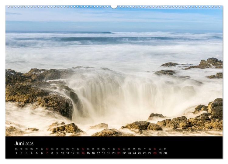 Produktbild: Die Oregon-K&uuml;ste (Wandkalender 2026 DIN A2 quer), CALVENDO Monatskalender